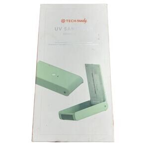 NWOT Tech Candy UV light phone sanitizer box in mint green